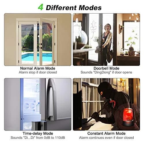 WSDCAM Wireless Freezer Door Alarm with Adjustable Delay | 108dB Loud Alert thumbnail 5