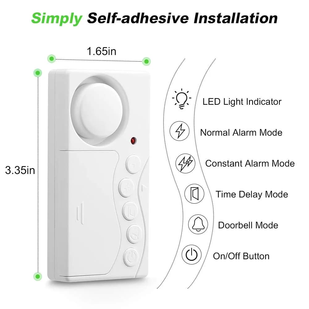 WSDCAM Wireless Freezer Door Alarm with Adjustable Delay | 108dB Loud Alert - view 6