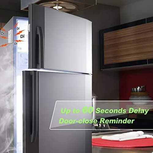 WSDCAM Wireless Freezer Door Alarm with Adjustable Delay | 108dB Loud Alert thumbnail 2