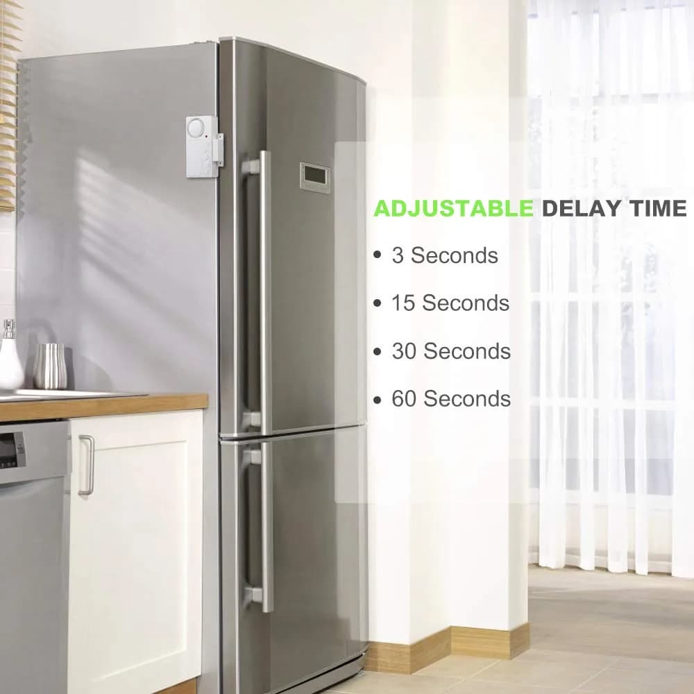 WSDCAM Wireless Freezer Door Alarm with Adjustable Delay | 108dB Loud Alert - view 3