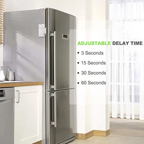 WSDCAM Wireless Freezer Door Alarm with Adjustable Delay | 108dB Loud Alert thumbnail 3