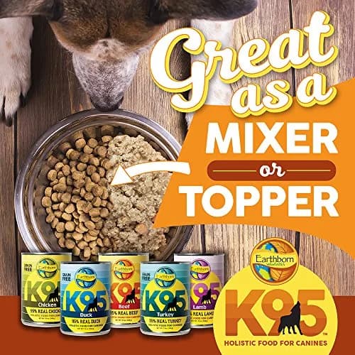 Earthborn Holistic K95 Beef Recipe Grain-Free Canned Dog Food 13 oz Can | 95% Real Beef, Grain-Free Nutrition thumbnail 7