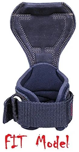Cobra Grips FIT Black Leather Weight Lifting Gloves with Wrist Wraps - 4.25-7.0" Wrist - view 3