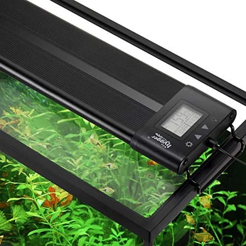 hygger 957 LED Aquarium Light 72W 18-24 Inch Black | Full Spectrum Dimmable Fish Tank Light with Timer thumbnail 1