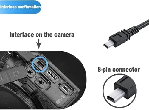 Wetco Black 8-Pin Mini USB Cable 1.5m (4.9ft) | USB 2.0 Data Transfer thumbnail 4