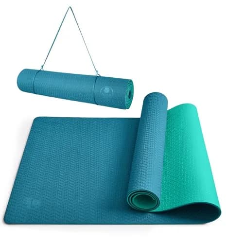 IUGA Yoga Mat Thick Non Slip Anti-tear Pilates Mat 72" x 24" x 6mm | Eco Friendly Workout Support thumbnail 1