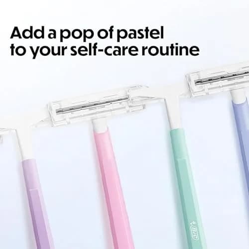 BIC Silky Touch Womens Disposable Razors 40-Pack | Smooth Shave, Travel Covers, Assorted Pastel Colors thumbnail 7