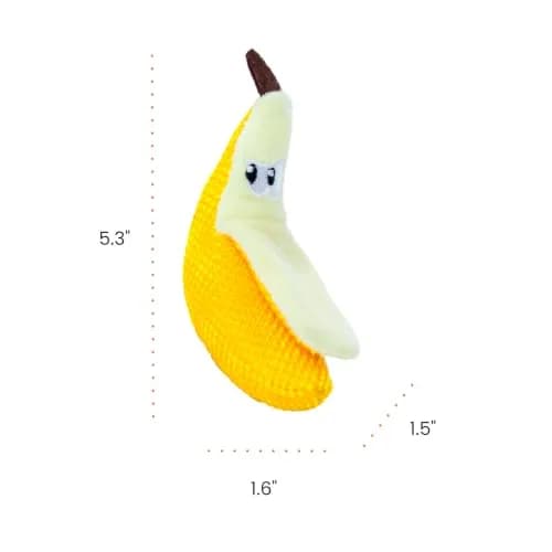 Catstages Dental Banana Cat Toy with Catnip, Dental Mesh & Crinkle Sound, Interactive Kicker for Indoor Cats & Kittens, 13.5cm (5.3") thumbnail 7