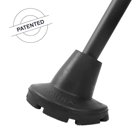 KMINA Crutch Tips 3/4 Inch | All Terrain Rubber Tips for Walking Sticks & Crutches thumbnail 2