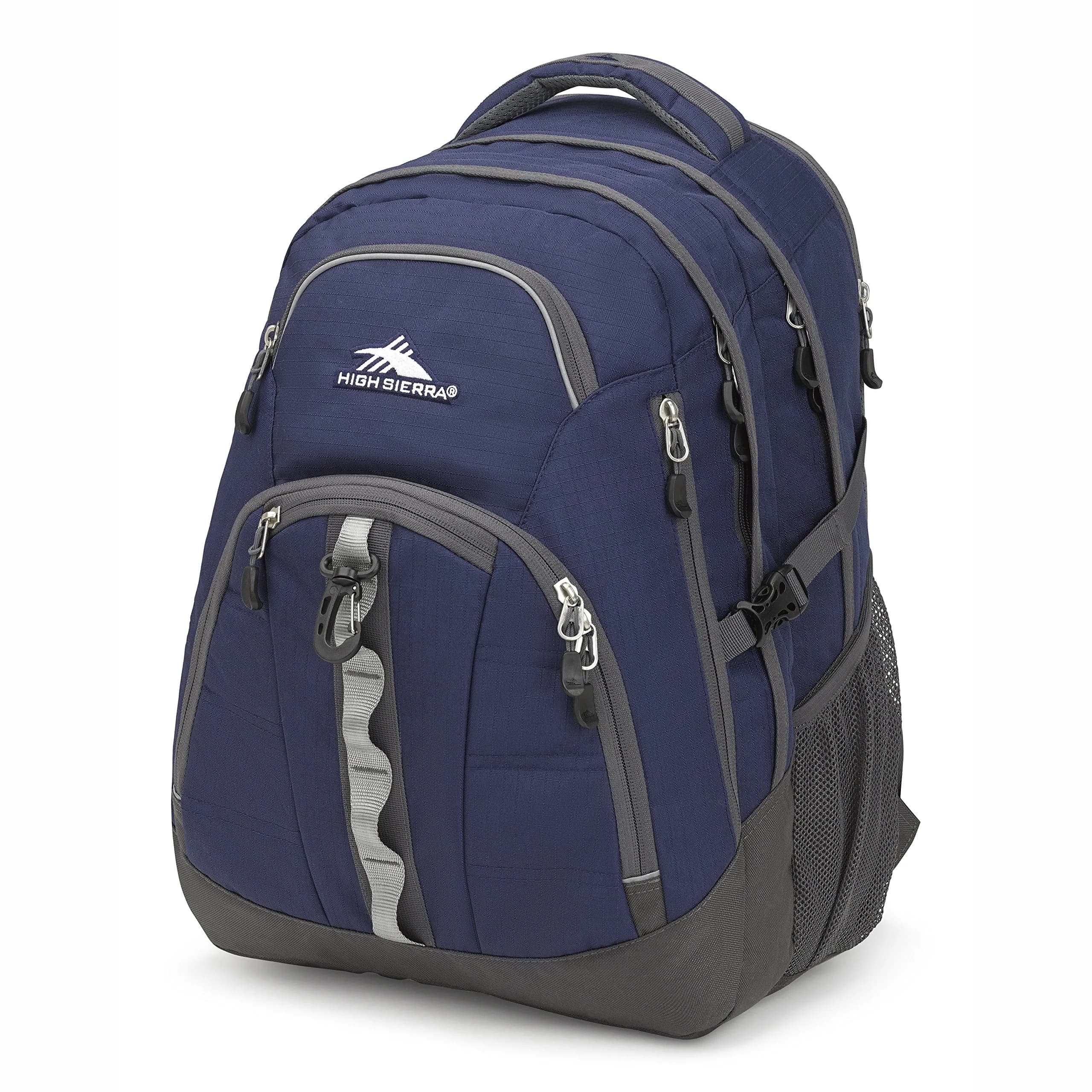 High Sierra Access 2.0 Laptop Backpack, True Navy/Mercury, 26.5L (20.2x15x7.6 in) | Padded Sleeves & Airflow Back Panel - main product image