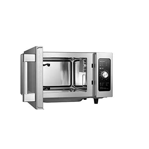 Midea Equipment 1025F0A Countertop Commercial Microwave Oven with Dial, 1000W, Stainless Steel.9 CuFt | 6-Min Timer & UL Listed thumbnail 5