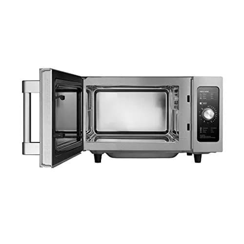 Midea Equipment 1025F0A Countertop Commercial Microwave Oven with Dial, 1000W, Stainless Steel.9 CuFt | 6-Min Timer & UL Listed thumbnail 6