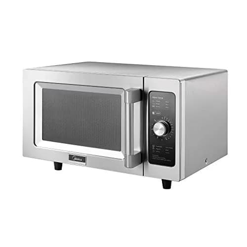 Midea Equipment 1025F0A Countertop Commercial Microwave Oven with Dial, 1000W, Stainless Steel.9 CuFt | 6-Min Timer & UL Listed thumbnail 7