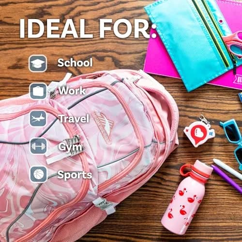 High Sierra Swerve Laptop Backpack 36.5L (19 x 13 x 7.75-Inch) | Water-Resistant Commuter Pack thumbnail 6