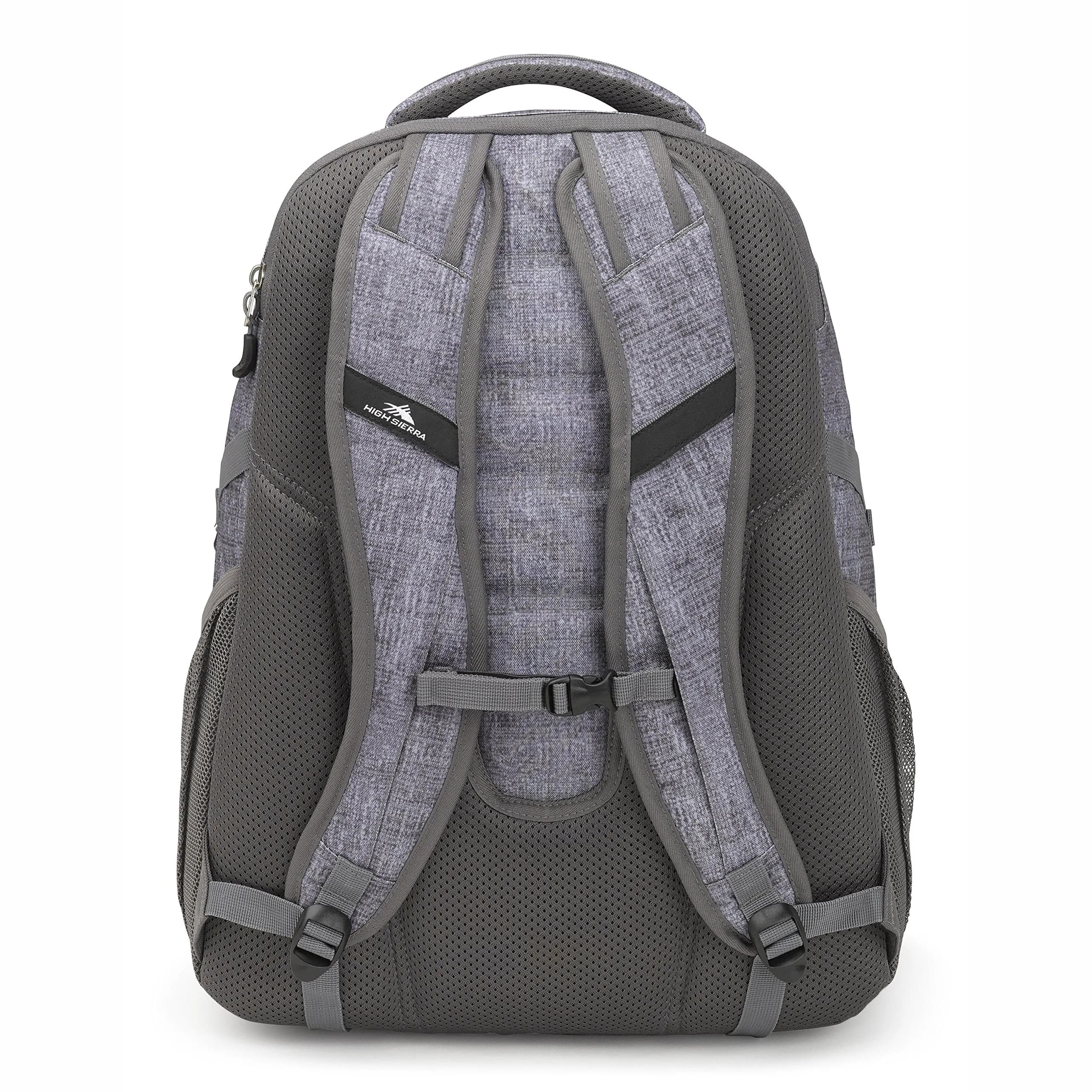 High Sierra Access 2.0 Laptop Backpack, Woolly Weave/Slate, 34L (20.2"x15"x7.6") | Padded Laptop Sleeve & Tablet Sleeve - view 3