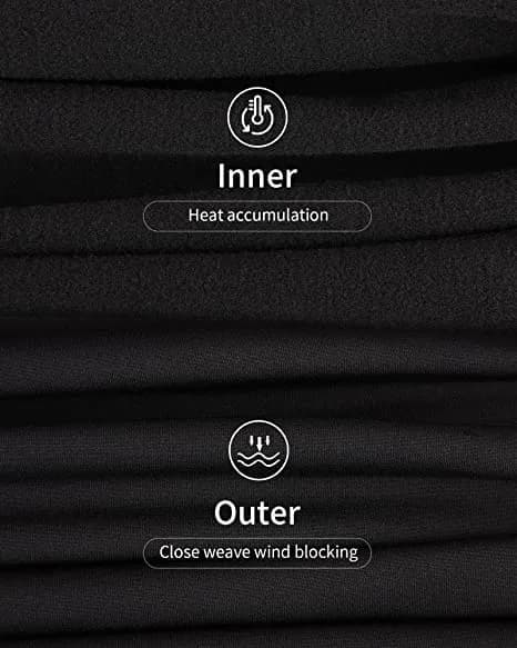 IN'VOLAND Plus Size Thermal Underwear Fleece Lined Long Johns Set | Cozy Winter Base Layer for Women (20 Plus) thumbnail 2