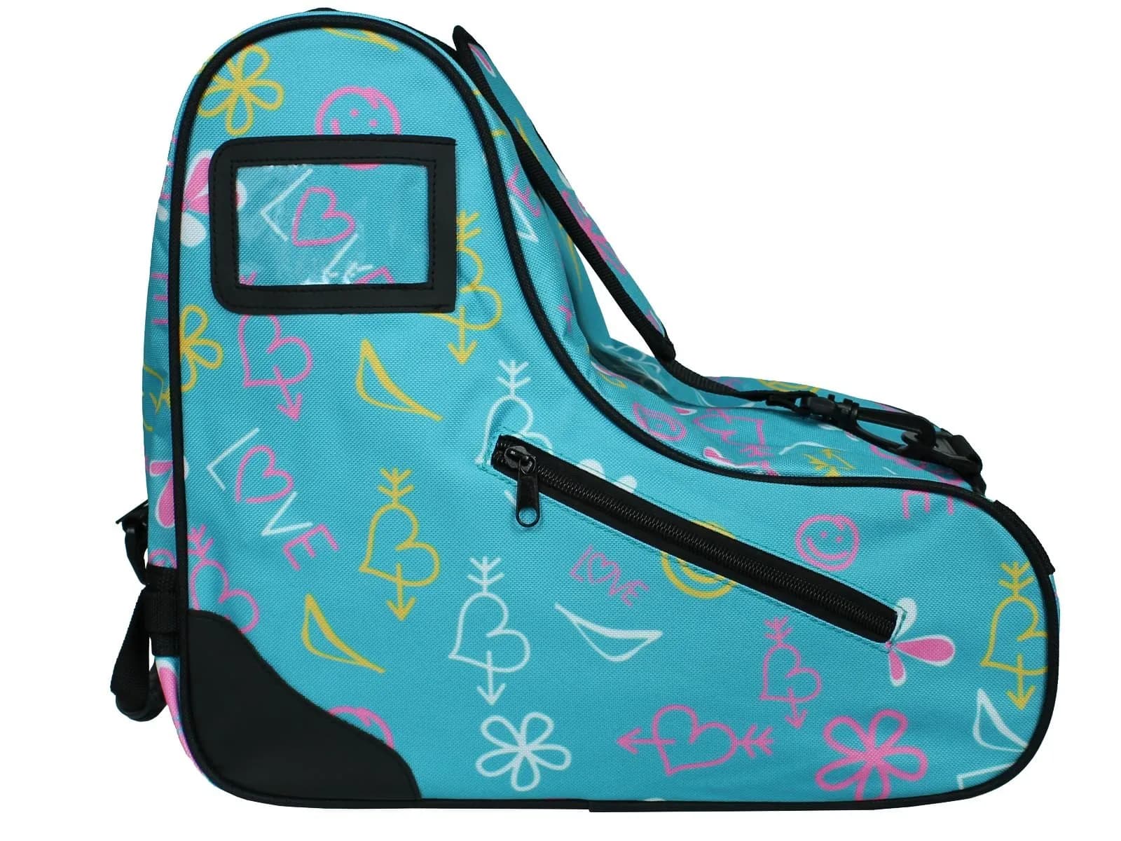 Epic Skates Graffiti Skate Bag, Blue, Youth | Durable, Youth-Size Skate Bag with Reinforced Seams — Blue