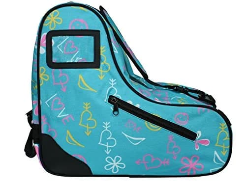 Epic Skates Graffiti Skate Bag, Blue, Youth | Durable, Youth-Size Skate Bag with Reinforced Seams thumbnail 1