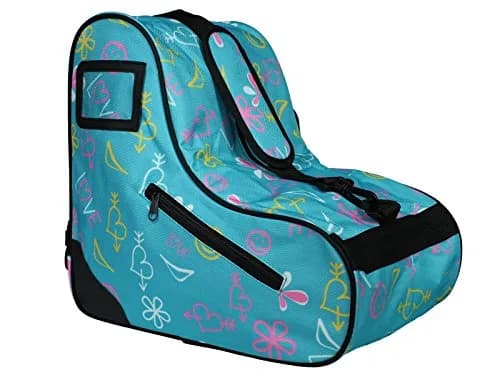 Epic Skates Graffiti Skate Bag, Blue, Youth | Durable, Youth-Size Skate Bag with Reinforced Seams thumbnail 2