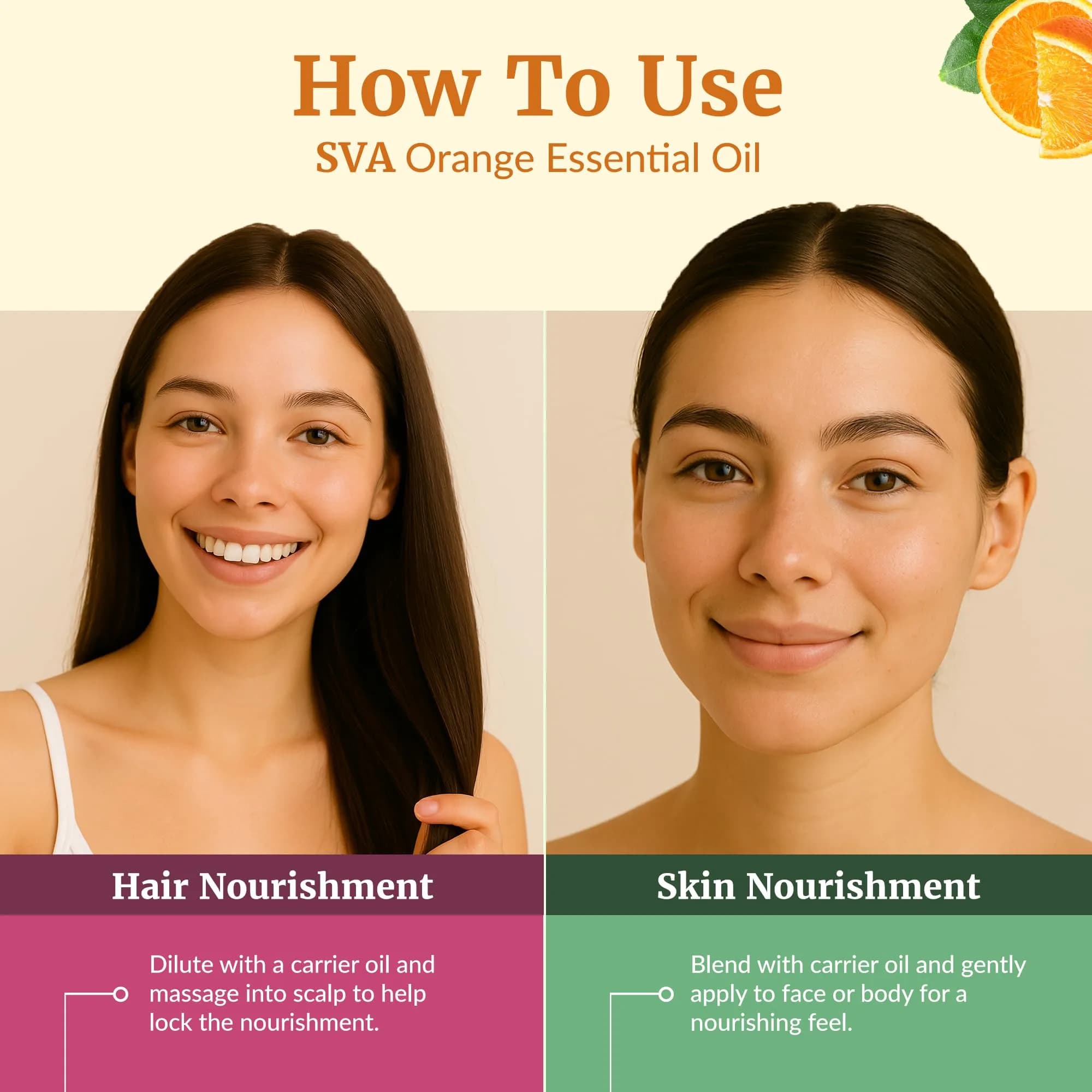 SVA ORGANICS Orange Essential Oil 118 ml (4 Fl Oz) | Pure Citrus Aroma for Diffusers & DIY - view 5
