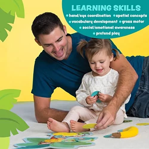 Peaceable Kingdom Monkey Around First Game for Toddlers Interactive Play with Parent Ages 2+ | Gross Motor Skill Development thumbnail 5