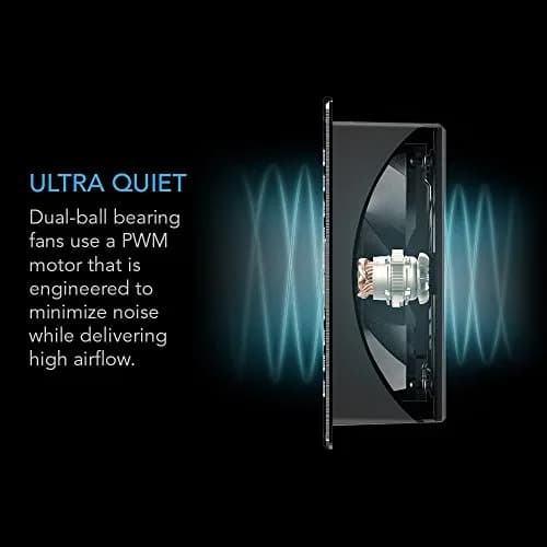 AC Infinity AIRFRAME T7 White, High-Airflow Cooling Fan System 17" | Exhaust Fan for AV Equipment Rooms thumbnail 4