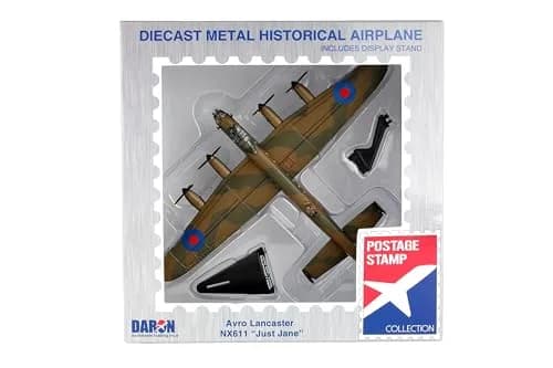 Postage Stamp RAF Lancaster 1/150 Just Jane Airplane Model | Diecast Military Aircraft for Collectors thumbnail 5