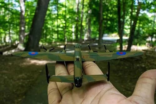 Postage Stamp RAF Lancaster 1/150 Just Jane Airplane Model | Diecast Military Aircraft for Collectors thumbnail 2