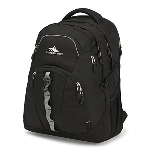 High Sierra Access 2.0 Laptop Backpack Black 45L (20.2 x 15 x 7.6 in) | Padded Laptop & Tablet Sleeves thumbnail 1