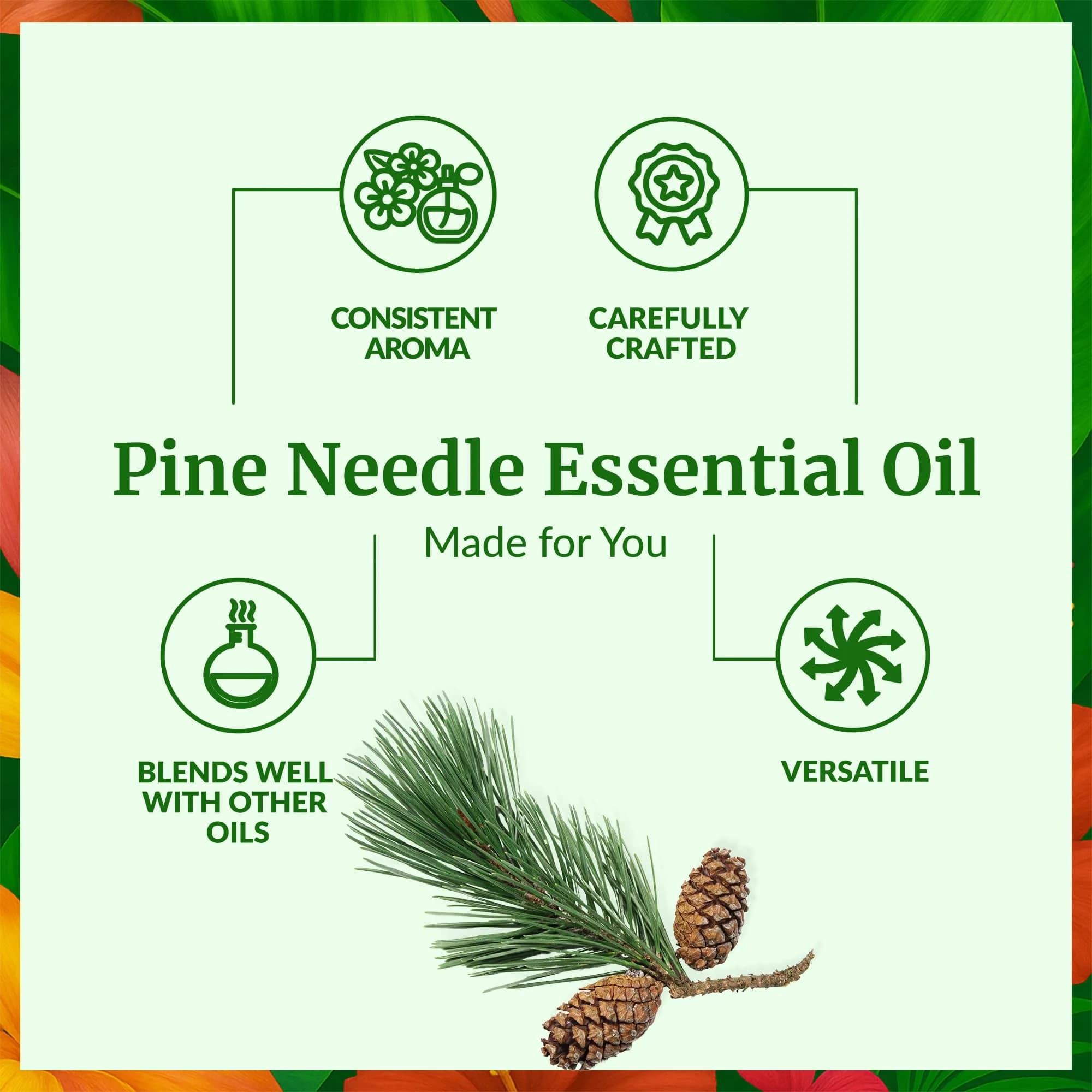 SVA ORGANICS Pine Needle Essential Oil 118 ml (4 Fl Oz) | Natural Woody Aroma for Diffuser & DIY - view 3