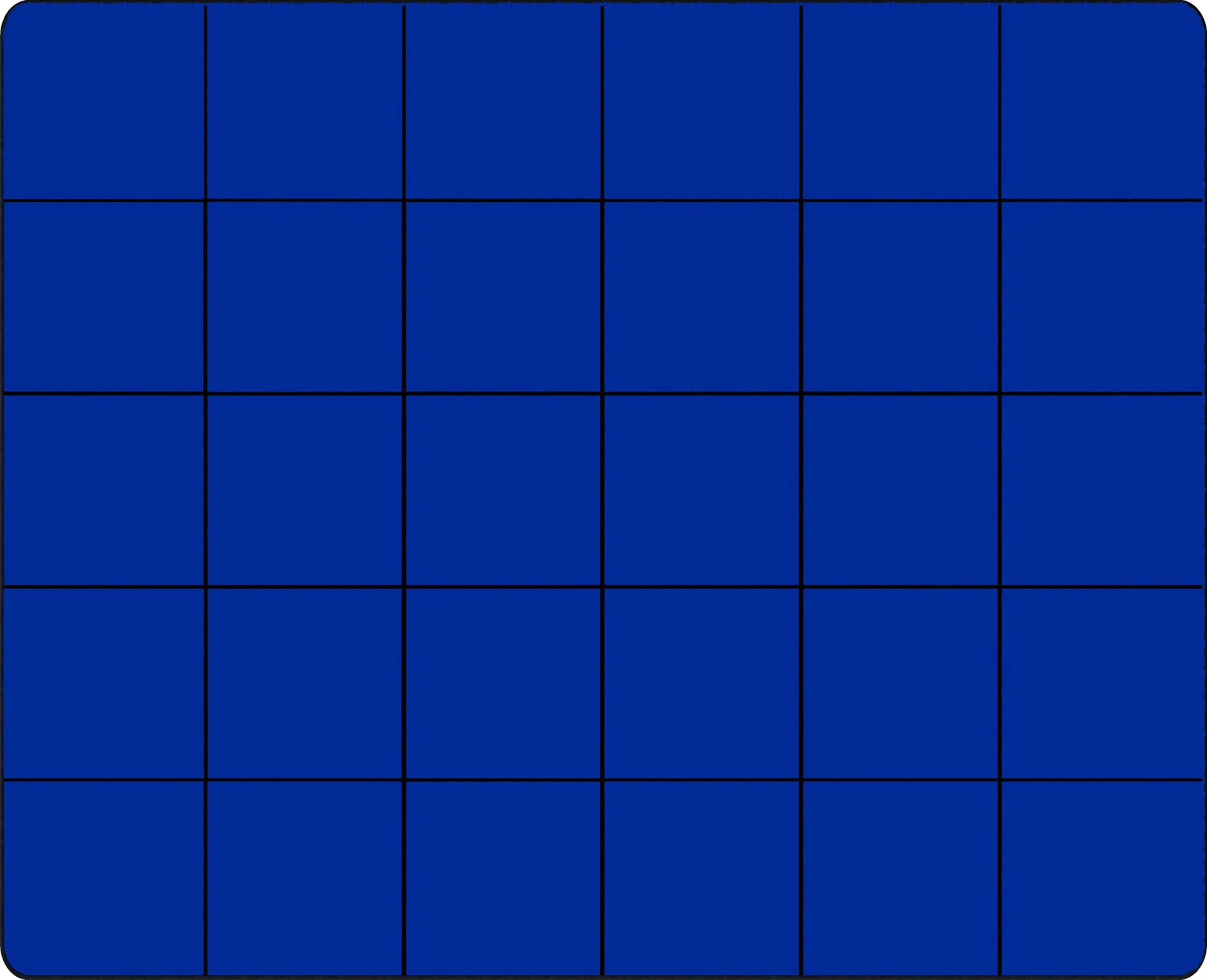 KIDCARPET.COM Blocks Seating Classroom Rug Blue with 24 Squares | Educational Area Rug for Kids — Blue Blocks / 7'6" x 12' (Rectangular)