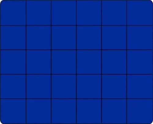 KIDCARPET.COM Blocks Seating Classroom Rug Blue with 24 Squares | Educational Area Rug for Kids thumbnail 1