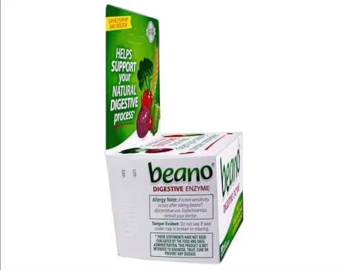 Beano Gas Relief Tablets 100 Count (45 g) | Digestive Enzyme Supplement for Gas and Bloating thumbnail 2