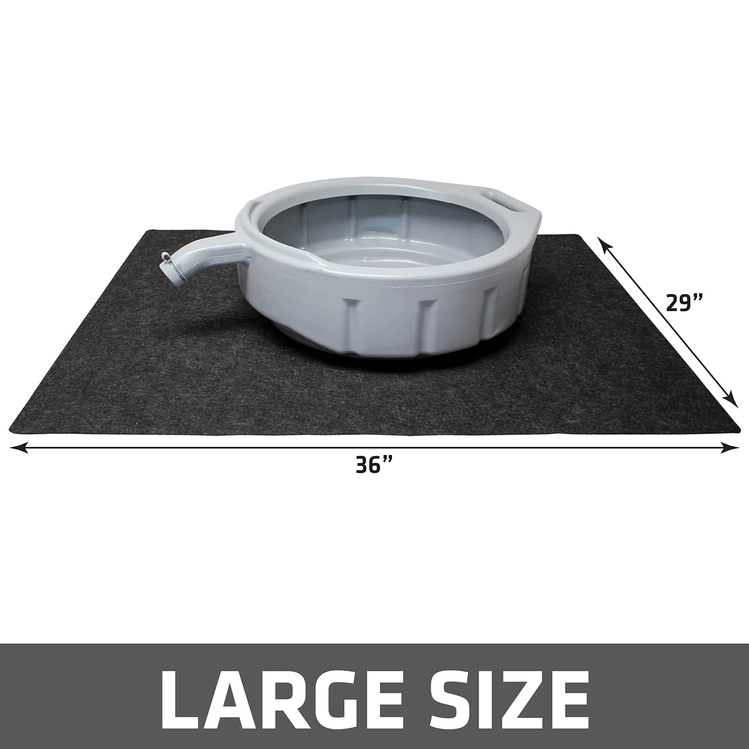 Drymate Oil Spill Mat 72.5 sq ft (29" x 36") | Premium Absorbent Garage Floor Protection - view 6