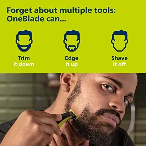 Philips Norelco OneBlade 360 Hybrid Face + Body Trimmer and Shaver | Trim, Edge & Shave Face & Body thumbnail 2