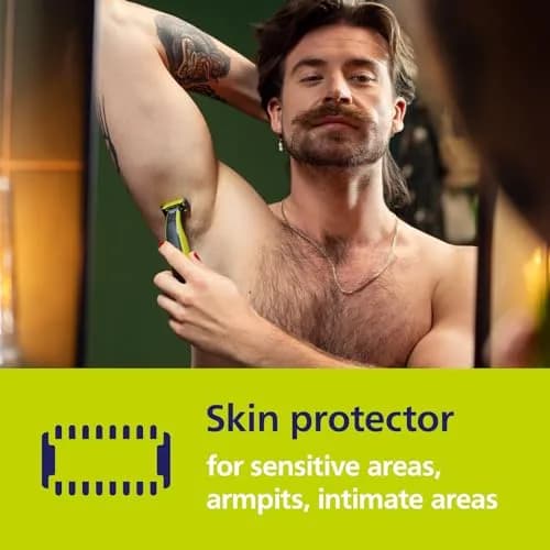 Philips Norelco Genuine OneBlade Replacement Blade Body Kit, QP610/80 | 1 Blade, 1 Skin Guard, 1 Body Comb thumbnail 3