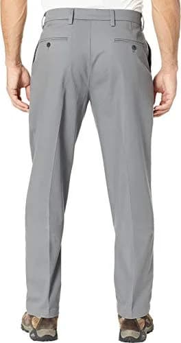 DOCKERS Men's Classic Fit Signature Khaki Lux Cotton Stretch Pants 34W x 29L | All-Day Comfort & Wrinkle-Free Performance thumbnail 3