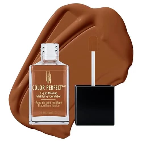 Black Radiance Color Perfect Liquid Foundation Makeup Espresso 29.57ml (1 Fl Oz) | Full Coverage for Deep Skin Tones thumbnail 1