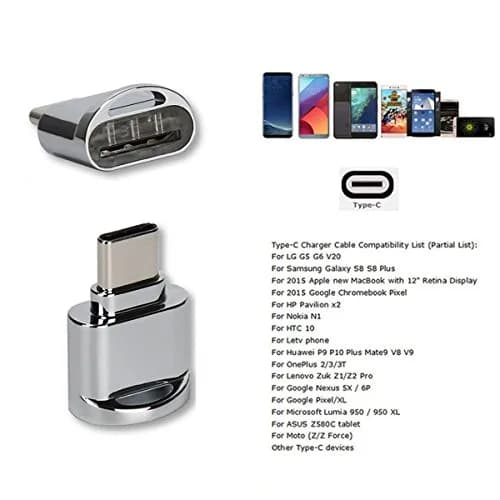 cablecc USB 2.0 Type C to Micro SD Card Reader Adapter (2-Pack) | 480Mbps Data Transfer thumbnail 7
