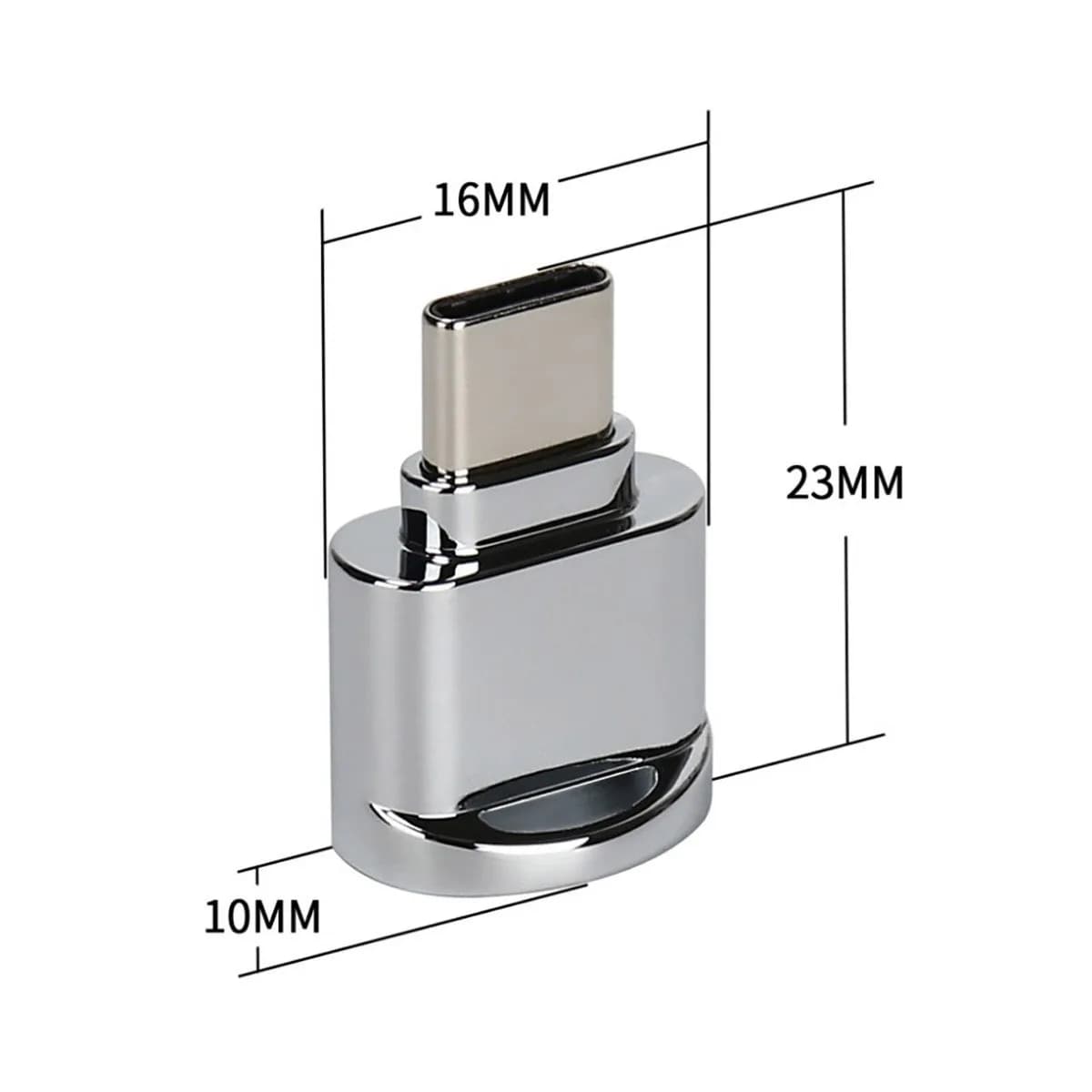 cablecc TF-USBC-2PCS USB-C to Micro SD Card Reader Adapter - 2 Piece Set - view 3