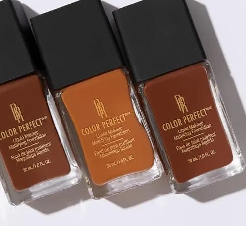 Black Radiance Color Perfect Liquid Foundation Makeup Caramel 29.57ml (1 Fl Oz) | Full Coverage for Deeper Skin Tones thumbnail 9