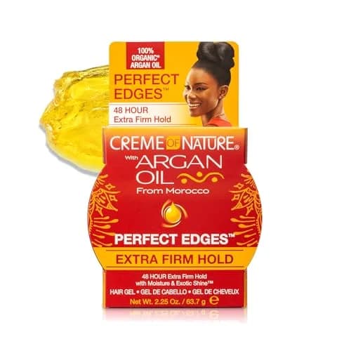 Creme of Nature Argan Oil of Morocco Perfect Edges Extra Firm Hold, 2.25 oz | Long-lasting edge control with organic argan oil thumbnail 2