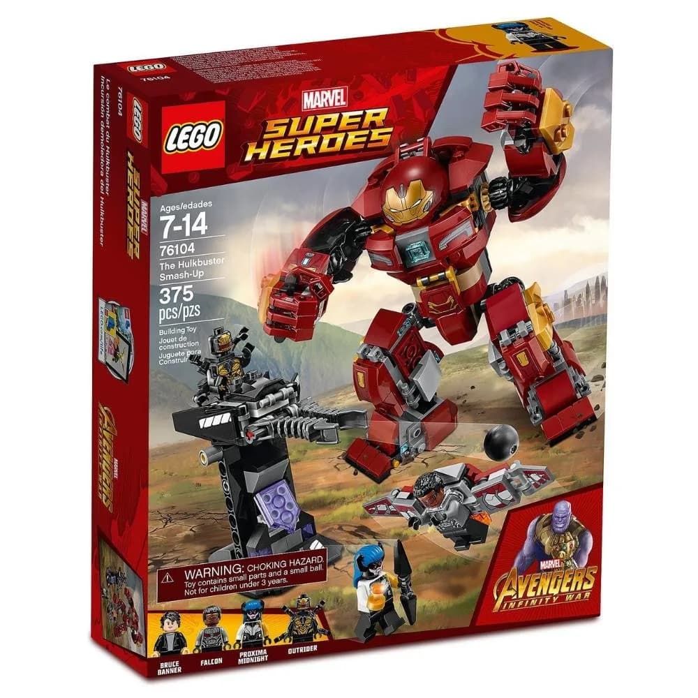 LEGO Marvel Super Heroes Avengers Hulkbuster Smash-Up 76104 | Action-Packed Marvel Building Kit for Kids 7-14 — Standard