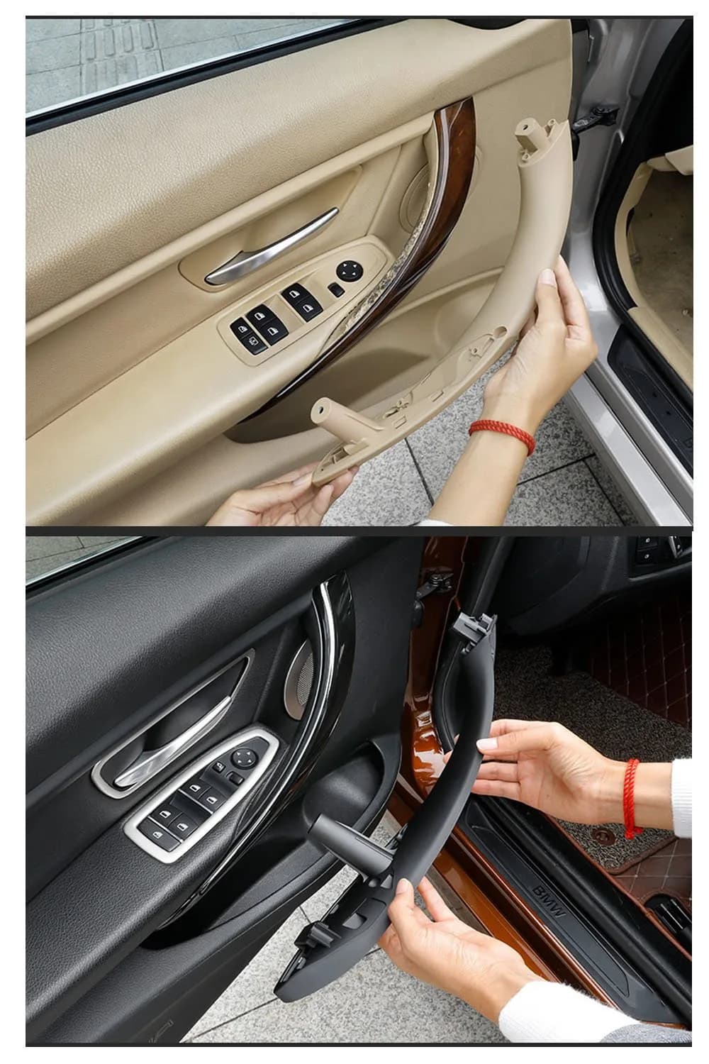 Jaronx Black Left Front Door Handle for BMW 3 Series (2012-2018) & 4 Series (2014-2017) | Upgraded ABS+PC Replacement - view 3