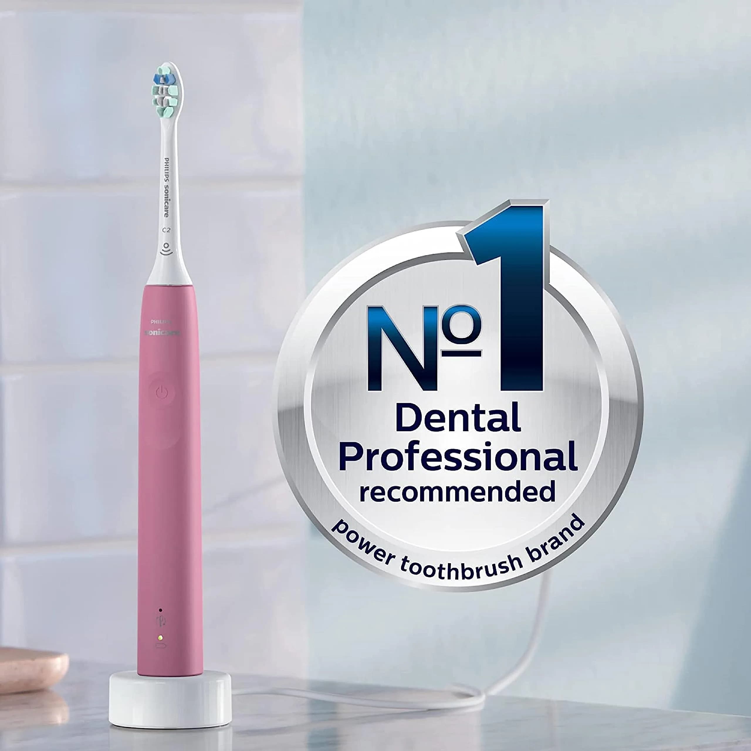 Philips Sonicare ProtectiveClean 4100 Rechargeable Electric Toothbrush - Vibrant Pink - view 3