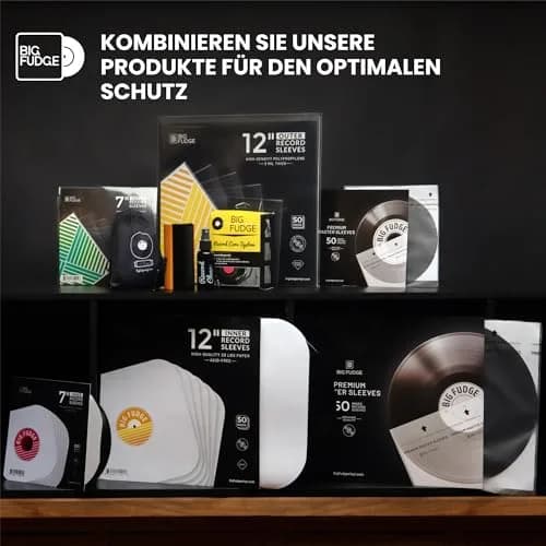Big Fudge 12" Vinyl Record Outer Sleeves 50 Pack | Crystal Clear Polypropylene LP Album Protection thumbnail 6