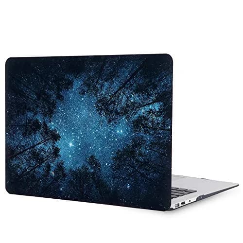 iDonzon Hard Case for MacBook Air 13 inch (A1369/A1466, 2010-2017) - Forest Starry Matte Plastic thumbnail 5