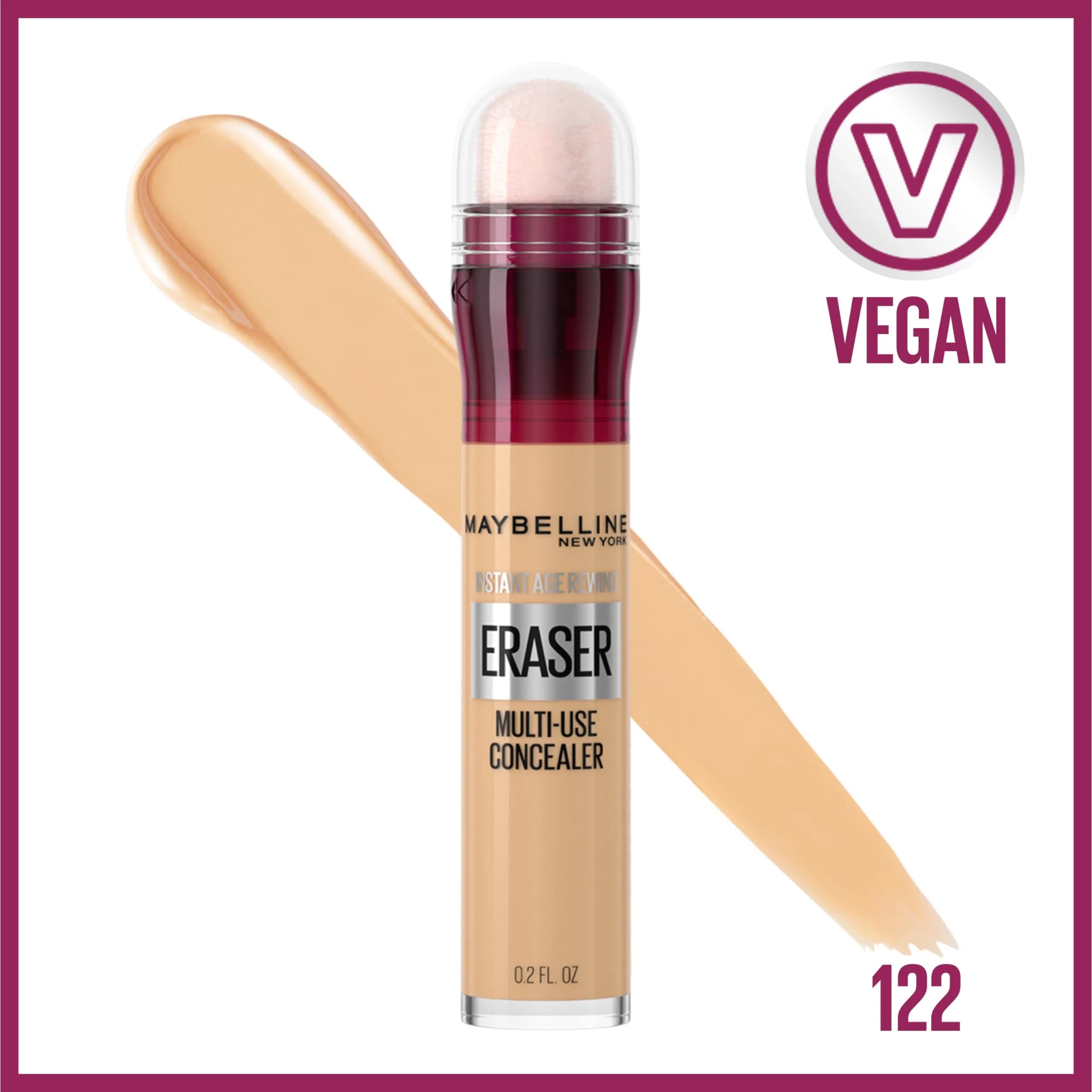 Maybelline Instant Age Rewind Eraser Dark Circles Concealer, 5ml (0.2 Fl Oz) (122) | Erase Dark Circles & Brighten Skin - view 2