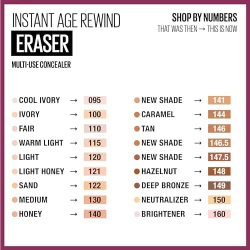 Maybelline Instant Age Rewind Eraser Concealer 6ml (0.2 Fl Oz) | Corrects Dark Circles & Brightens Skin thumbnail 5