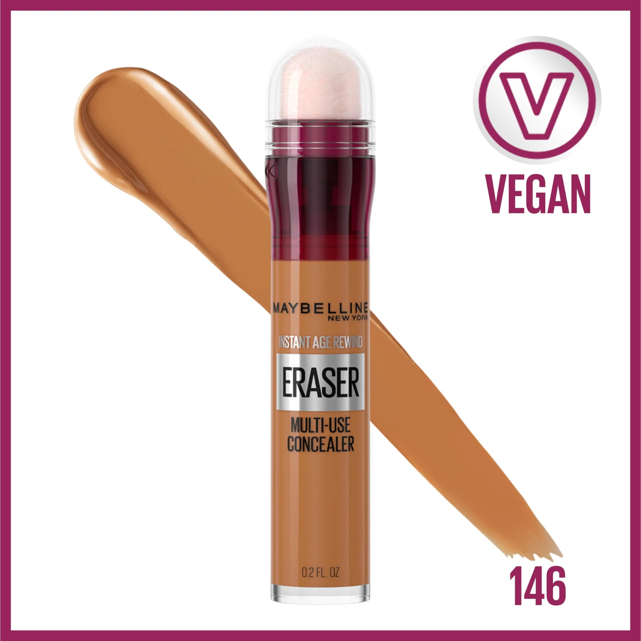 Maybelline Instant Age Rewind Eraser Dark Circles Concealer, 5ml (0.2 Fl Oz) (146) | Erase Dark Circles & Brighten Skin - view 2